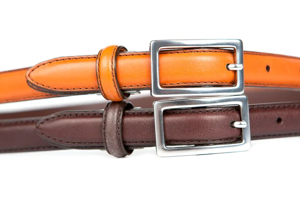 stock image Leather Belts And Buckles