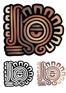 Mayan design clipart