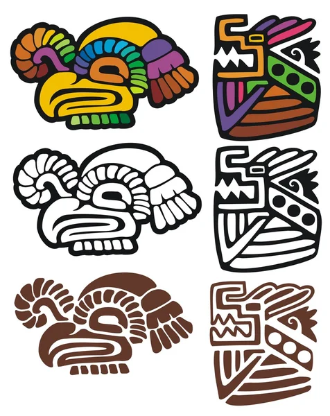 Символы майя — стоковый вектор