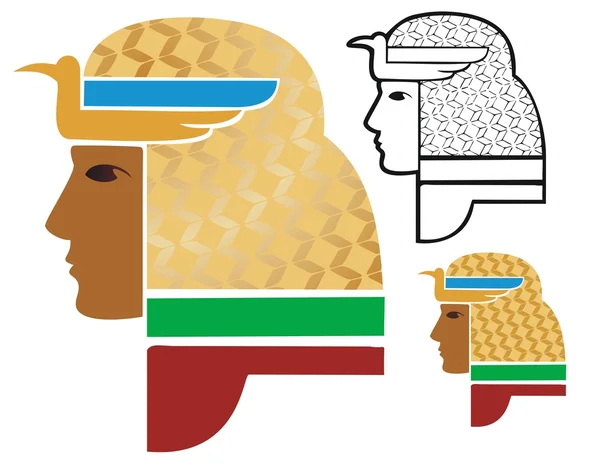 Faraónovy hlava — Stockový vektor