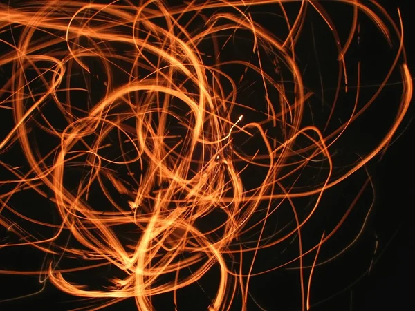 Flame and Sparks — Stock Photo, Image