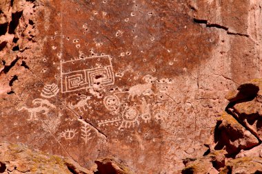 Fremont Indian State Park Petroglyphs clipart