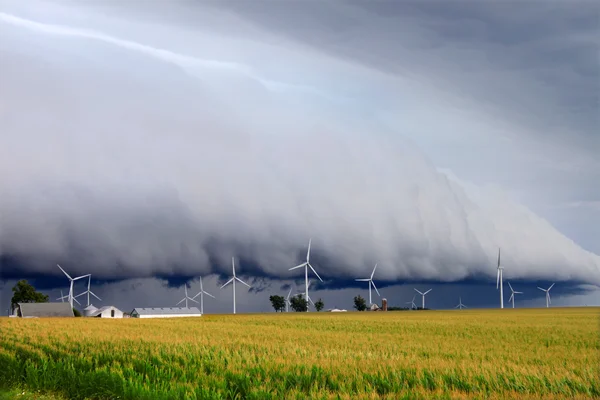 Shelf cloud in Illinois — Stockfoto