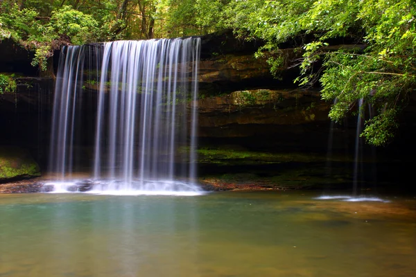 Upper Caney Creek Falls in Alabama — Stock Photo, Image