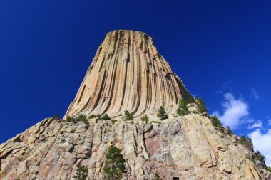 Devils Tower in Wyoming clipart