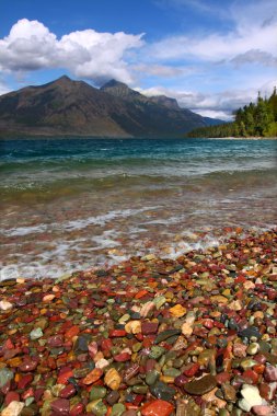 Lake McDonald of Glacier Park clipart