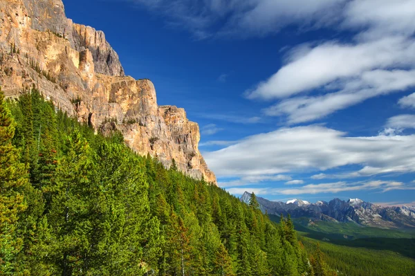 Zamek mountain view - Kanada — Zdjęcie stockowe