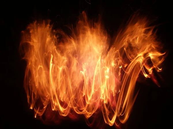 Flammenexplosion — Stockfoto