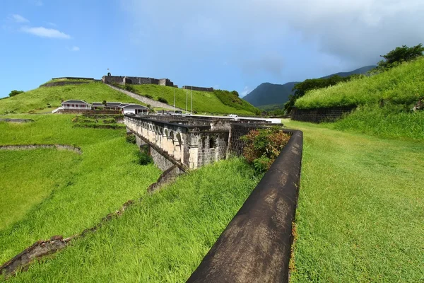 Brimstone Hill Fortress - St Kitts Stok Fotoğraf