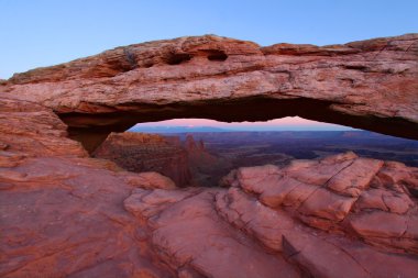 Mesa arch - canyonlands Milli Parkı