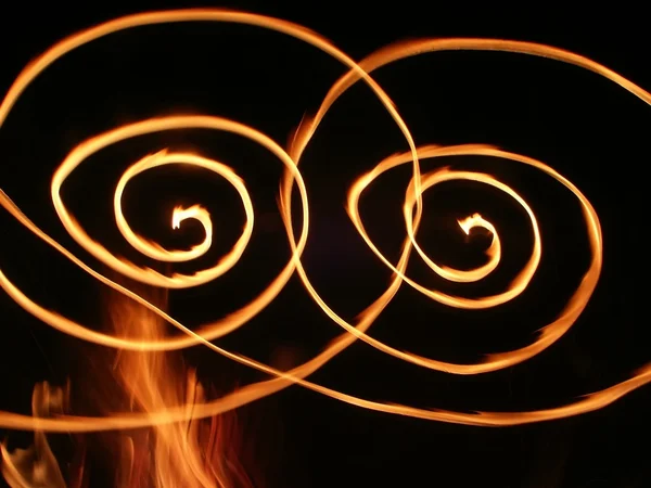 Swirls of Flame — Stock Photo, Image