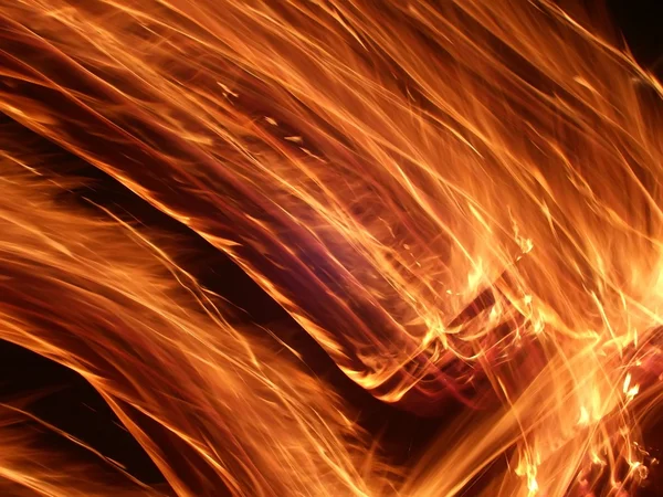 Pruhy plamene — Stock fotografie