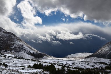 Mount Edith Cavell Storms - Canada clipart