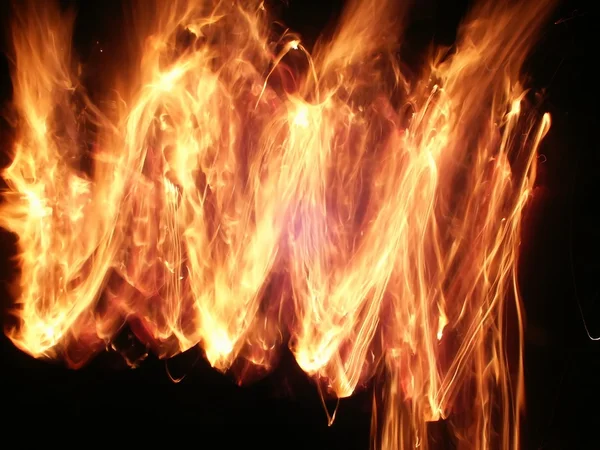Strepen van vlam — Stockfoto