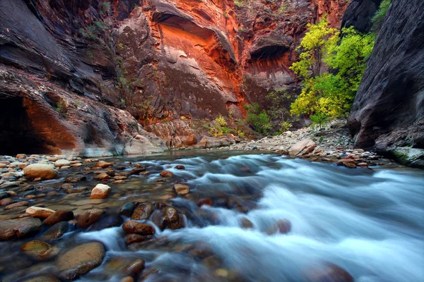Zion Canyon se estrecha — Foto de Stock