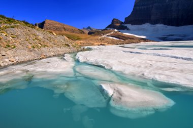 Grinnell Glacier Pond - Montana clipart