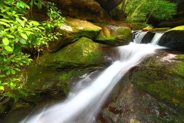 Niższe caney creek falls - alabama — Zdjęcie stockowe