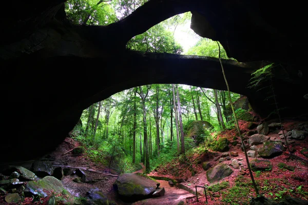 Ponte di roccia naturale di Alabama — Foto Stock
