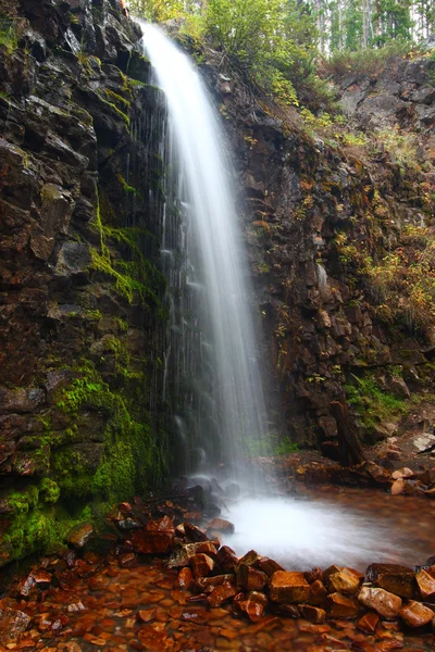 Нижний мемориальный водопад Монтаны — стоковое фото