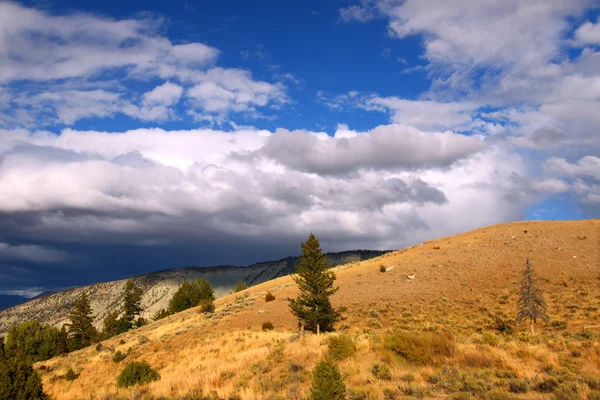 Nubes de lluvia de Yellowstone — Foto de Stock