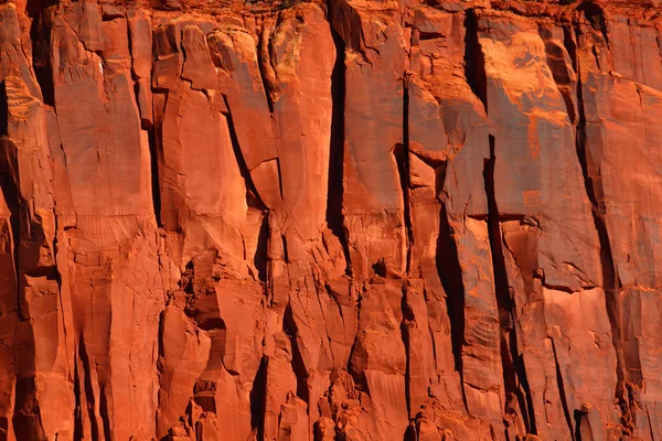 赤い崖の背景 — ストック写真
