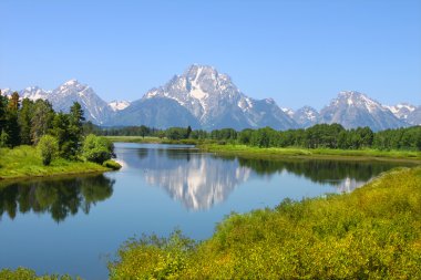 Snake River and Grand Tetons clipart