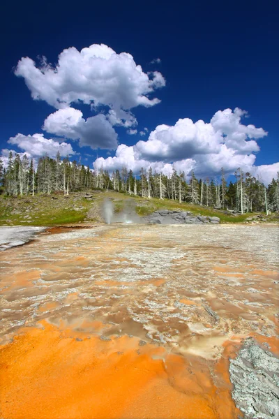 Gran Geiser de Yellowstone —  Fotos de Stock