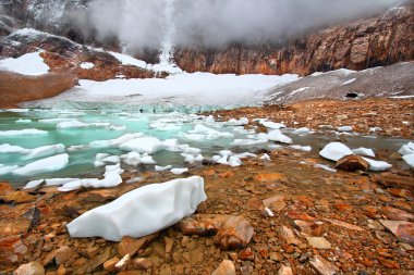 Angel Glacier Jasper National Park clipart