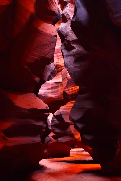 Wąskie ściany kanionu antylopy — Zdjęcie stockowe