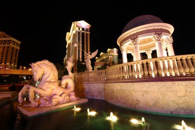 Sculptures of Caesars Palace clipart