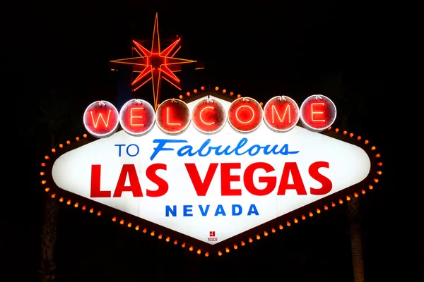 Bienvenido a fabulosas Las Vegas — Foto de Stock