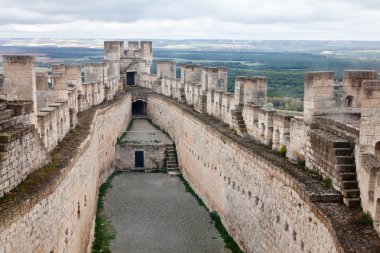 Castle of Penafiel in Valladolid clipart