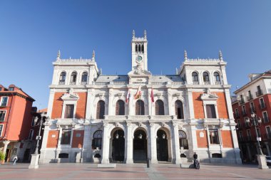 Town Hall of Valladolid, Spain clipart