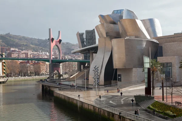 stock image Guggenheim Museum of Contemporary Art, in Bilbao, Spain