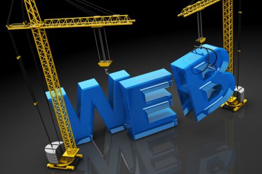 Web construction clipart