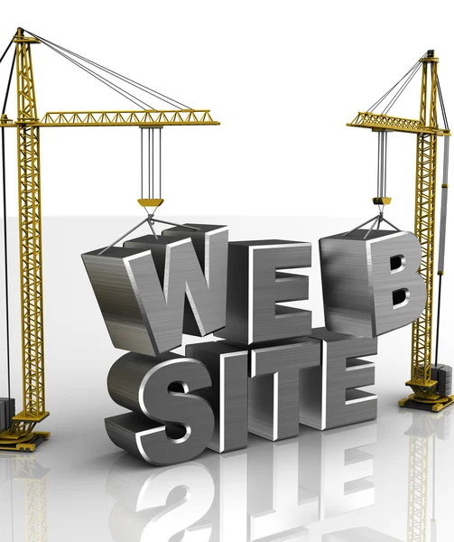 Web bouw — Stockfoto
