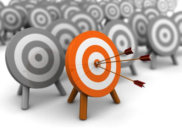 Right target — Stock Photo, Image