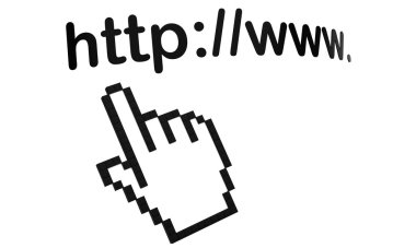 Internet address clipart