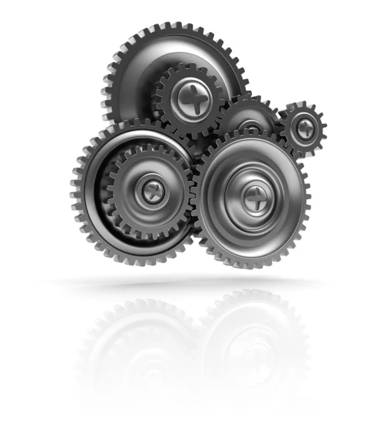 Gear wheels system — Stock Photo, Image