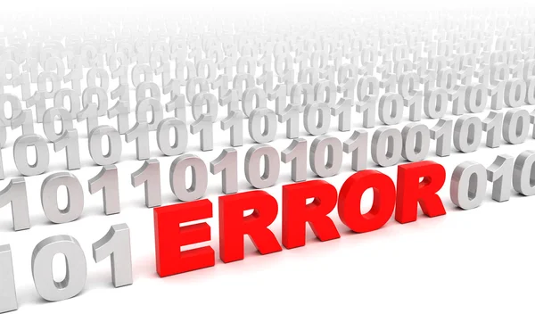 Error en el código — Foto de Stock