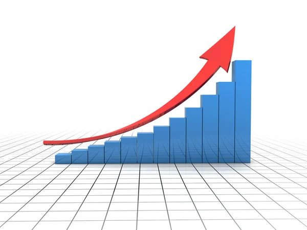 ビジネスのグラフ — ストック写真
