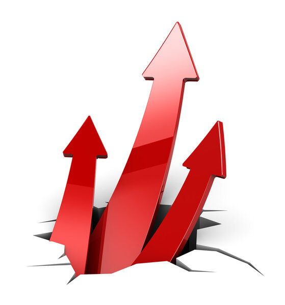 Три стрелы поднимаются
