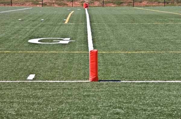 Football Goal Line — Stock Photo, Image