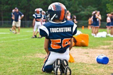 On the Sidelines, Little League Football clipart