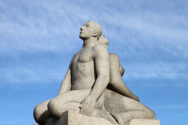 Vigeland Park in Oslo, Norway clipart