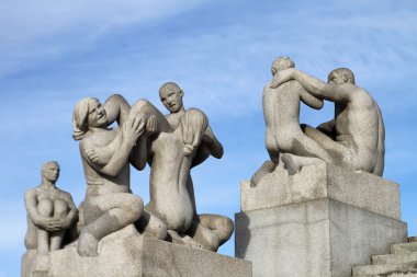 Vigeland Park in Oslo, Norway clipart