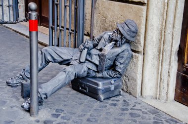 sokak sanatçı, Roma, İtalya