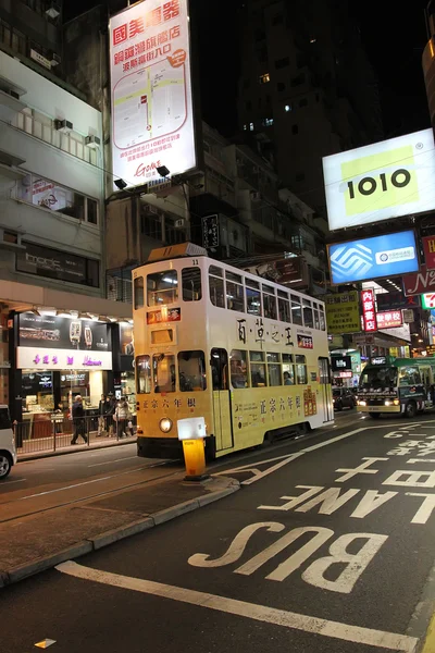 Hong kong Straßenbahn — Stockfoto
