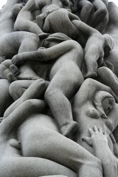 在挪威首都奥斯陆维格兰雕塑公园 — 图库照片