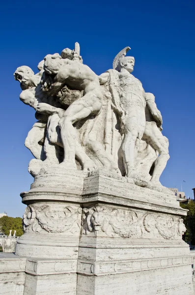 Ponte Vittorio Emanuelle a Roma — Foto Stock